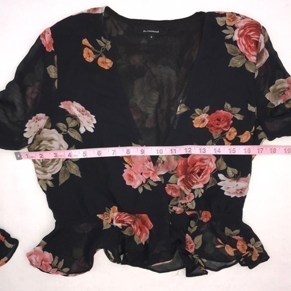 Olivaceous Floral Blouse - Picture 6 of 10